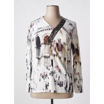 QUATTRO - T-shirt beige en viscose - Femme - Taille 48 - Modz