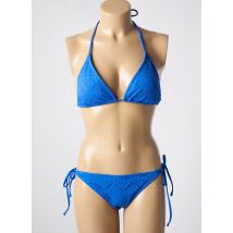 DAG ADOM - Maillot de bain 2 pièces bleu en polyamide - Femme - Taille 40 - Modz