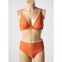 DAG ADOM - Maillot de bain 2 pièces orange en polyamide - Femme - Taille 38 - Modz