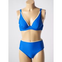 DAG ADOM - Maillot de bain 2 pièces bleu en polyamide - Femme - Taille 36 - Modz