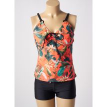 LAGON BLEU - Tankini orange en polyamide - Femme - Taille 44 - Modz