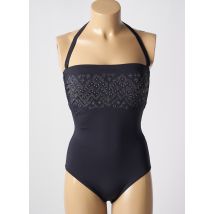 TESSY - Maillot de bain 1 pièce noir en polyamide - Femme - Taille 38 - Modz