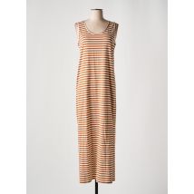 INES DE LA FRESSANGE - Robe longue marron en coton - Femme - Taille 38 - Modz