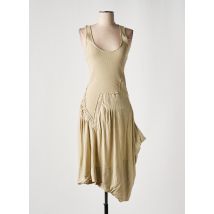 MARITHE & FRANCOIS GIRBAUD - Robe longue beige en coton - Femme - Taille 38 - Modz