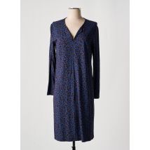 SIYU - Robe mi-longue bleu en viscose - Femme - Taille 38 - Modz
