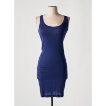 MARITHE & FRANCOIS GIRBAUD - Robe mi-longue bleu en coton - Femme - Taille 38 - Modz