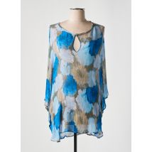HER SHIRT - Top bleu en viscose - Femme - Taille 38 - Modz