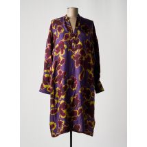 ROSSO 35 - Robe mi-longue violet en soie - Femme - Taille 38 - Modz
