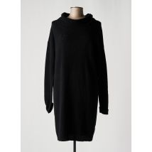ZYGA - Robe pull noir en merinos - Femme - Taille 42 - Modz