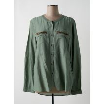 AERONAUTICA - Chemisier vert en coton - Femme - Taille 38 - Modz