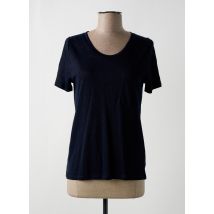 ALLUDE - T-shirt bleu en lin - Femme - Taille 40 - Modz