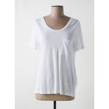 ALLUDE - T-shirt blanc en lin - Femme - Taille 42 - Modz