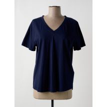 ALLUDE - T-shirt bleu en coton - Femme - Taille 38 - Modz