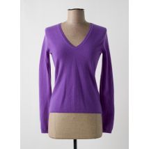 ALLUDE - Pull violet en cachemire - Femme - Taille 36 - Modz
