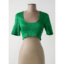 GANNI - Top vert en polyester - Femme - Taille 36 - Modz