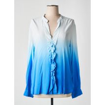 HER SHIRT - Blouse bleu en viscose - Femme - Taille 42 - Modz