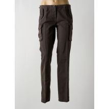 AERONAUTICA - Pantalon cargo marron en coton - Femme - Taille 40 - Modz