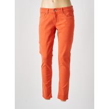 PEPE JEANS - Pantalon 7/8 orange en coton - Femme - Taille TU - Modz