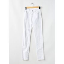 EMPORIO ARMANI - Pantalon slim blanc en coton - Femme - Taille W34 - Modz