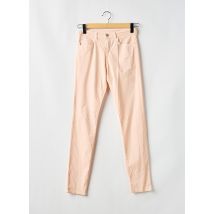 EMPORIO ARMANI - Pantalon slim rose en coton - Femme - Taille W33 - Modz