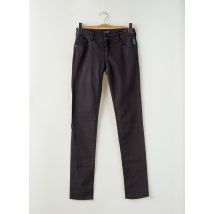 ARMANI - Jeans coupe slim marron en coton - Femme - Taille W26 - Modz