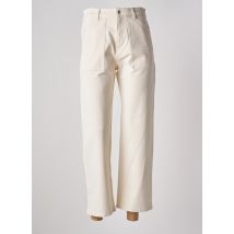 ACQUAVERDE - Jeans coupe droite beige en coton - Femme - Taille W26 - Modz