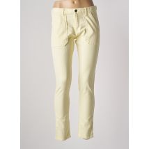 ACQUAVERDE - Jeans coupe slim jaune en coton - Femme - Taille W27 - Modz