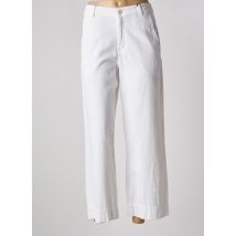 ACQUAVERDE - Pantalon 7/8 blanc en coton - Femme - Taille W26 - Modz