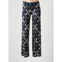 SIYU - Pantalon flare bleu en viscose - Femme - Taille 34 - Modz