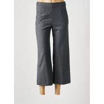 ROSSO 35 - Pantacourt gris en laine vierge - Femme - Taille 34 - Modz