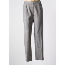 PAULE KA - Pantalon droit gris en laine vierge - Femme - Taille 44 - Modz