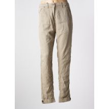 AERONAUTICA - Pantalon droit beige en tencel - Femme - Taille 42 - Modz