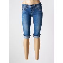 PEPE JEANS - Corsaire bleu en coton - Femme - Taille W26 - Modz