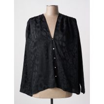 ROSE ANNA - Chemisier noir en acetate - Femme - Taille 42 - Modz