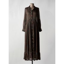 OPULLENCE - Robe longue vert en polyester - Femme - Taille 38 - Modz