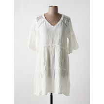 LA PETITE ETOILE - Robe courte blanc en elasthane - Femme - Taille 40 - Modz