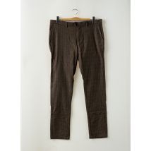 DSTREZZED - Pantalon chino marron en coton - Homme - Taille W34 - Modz