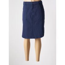 ACQUAVERDE - Jupe mi-longue bleu en coton - Femme - Taille 42 - Modz