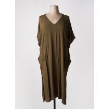 MAT. - Robe mi-longue vert en viscose - Femme - Taille 48 - Modz