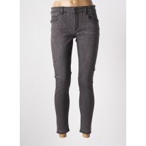 TOXIK3 - Jeans skinny gris en coton - Femme - Taille 42 - Modz
