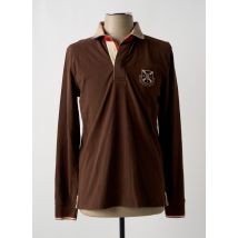 BLACKS LEGEND - Polo marron en coton - Homme - Taille S - Modz