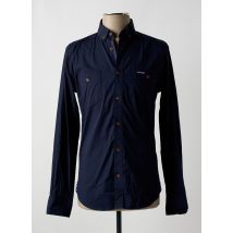 BLACKS LEGEND - Chemise manches longues bleu en coton - Homme - Taille XL - Modz