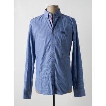 BLACKS LEGEND - Chemise manches longues bleu en coton - Homme - Taille XXL - Modz