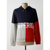 SUPERIOR - Sweat-shirt à capuche bleu en coton - Garçon - Taille TU - Modz