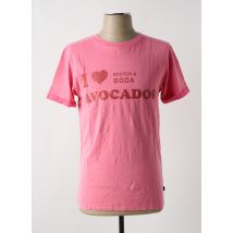 SCOTCH & SODA - T-shirt rose en coton - Homme - Taille S - Modz