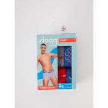 SLOGGI - Boxer rouge en coton - Homme - Taille XXL - Modz