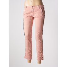 PLEASE - Pantalon 7/8 rose en coton - Femme - Taille 38 - Modz