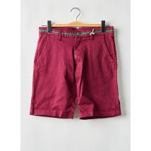 RECYCLED ART WORLD - Bermuda rouge en coton - Homme - Taille W29 - Modz