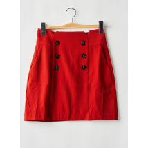 YUKA - Jupe courte marron en polyester - Femme - Taille 34 - Modz