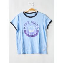 PEPE JEANS - T-shirt bleu en coton - Fille - Taille TU - Modz